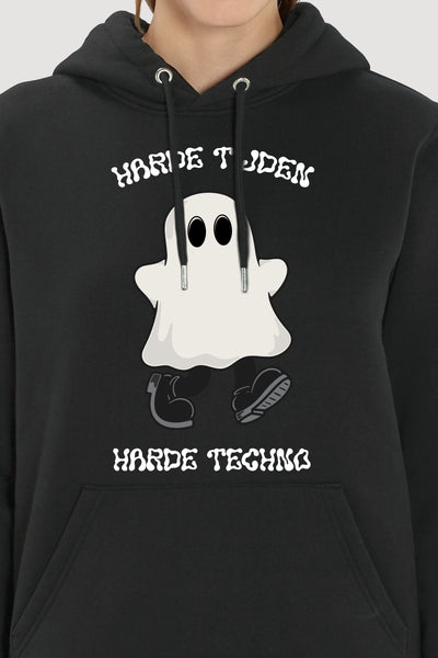 Harde Tijden Harde Techno | Ghost Hoodie