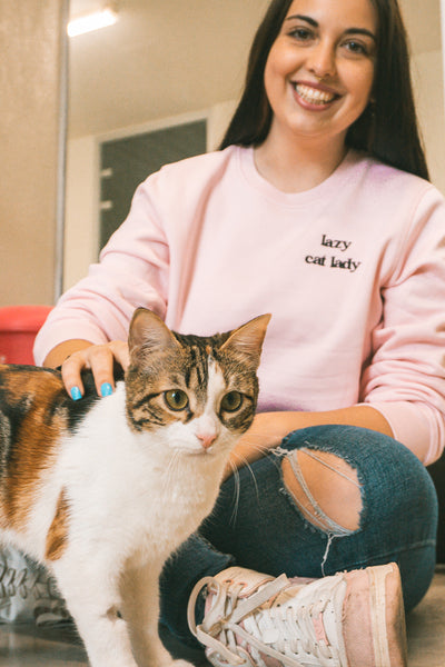 Lazy cat lady | Hoodie