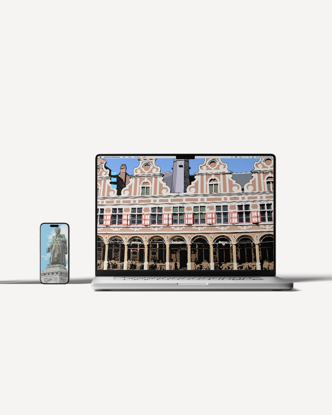 Aalst Wallpapers + Posterformaat