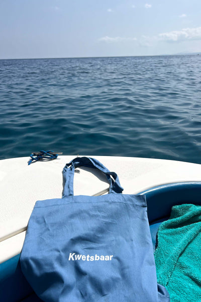 Dusty Blue Tote Bag | 100% Fairtrade