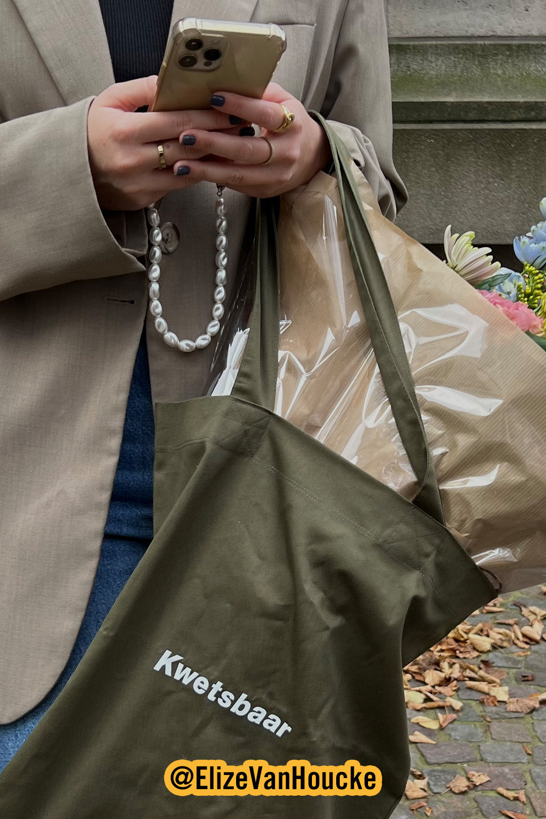 Military Green Tote Bag | 100% Fairtrade