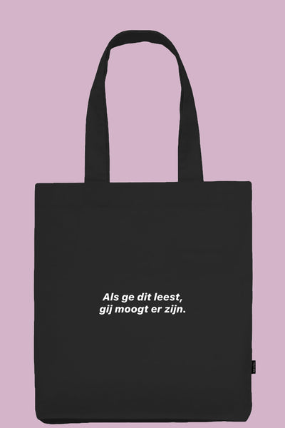 Black Tote Bag | 100% Fairtrade