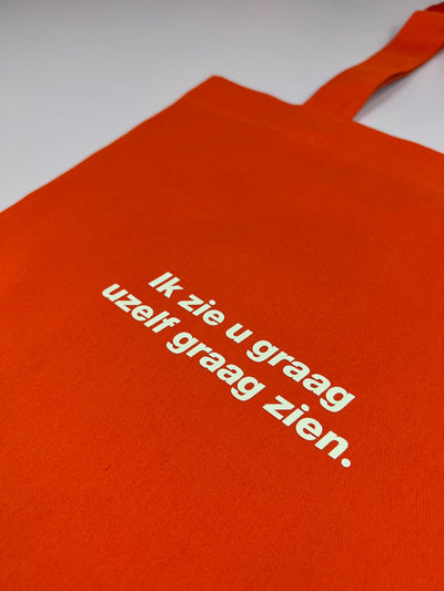 Orange Tote Bag | 100% Fairtrade
