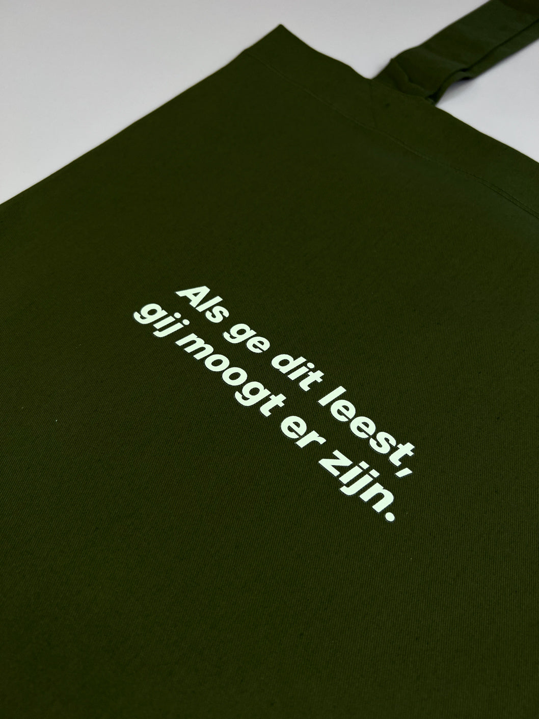 Military Green Tote Bag | 100% Fairtrade