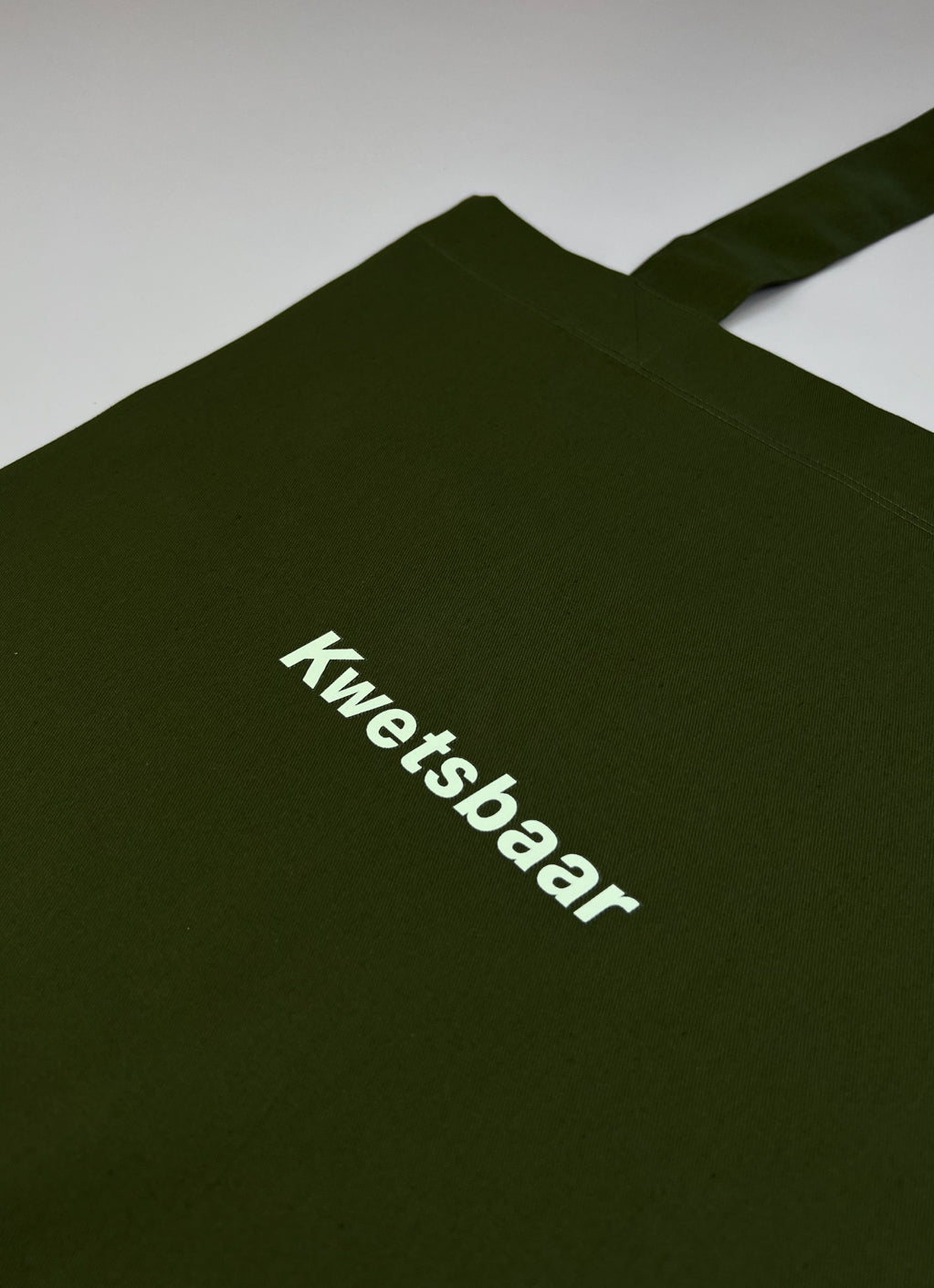 Military Green Tote Bag | 100% Fairtrade