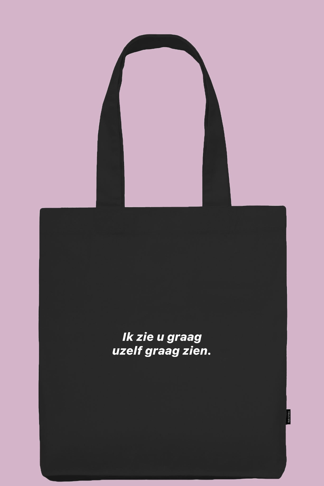 Black Tote Bag | 100% Fairtrade