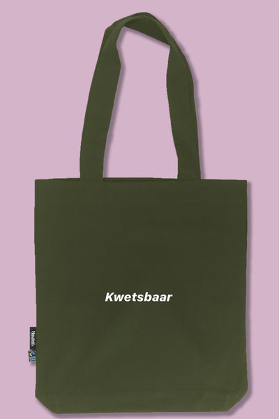 Military Green Tote Bag | 100% Fairtrade