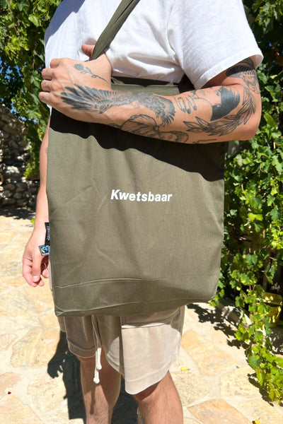 Military Green Tote Bag | 100% Fairtrade