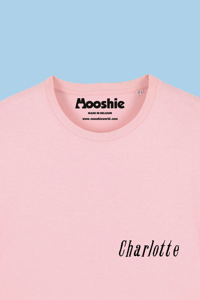 Jouw tekst hier cursief | Sweater | 9 tekens (per rij)